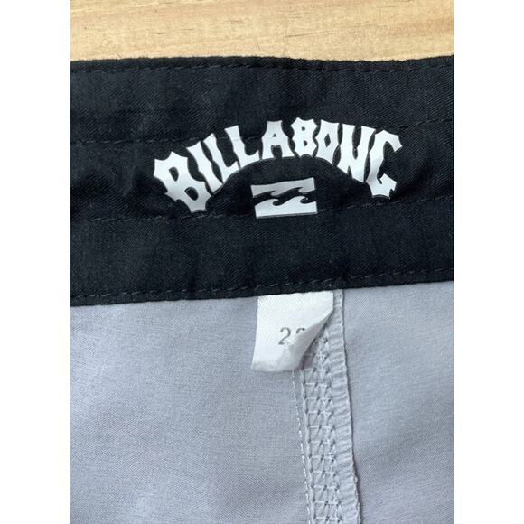Billabong Lo Tide Skate Surf Boardshorts Gray Mens Size 28 - Picture 4 of 6